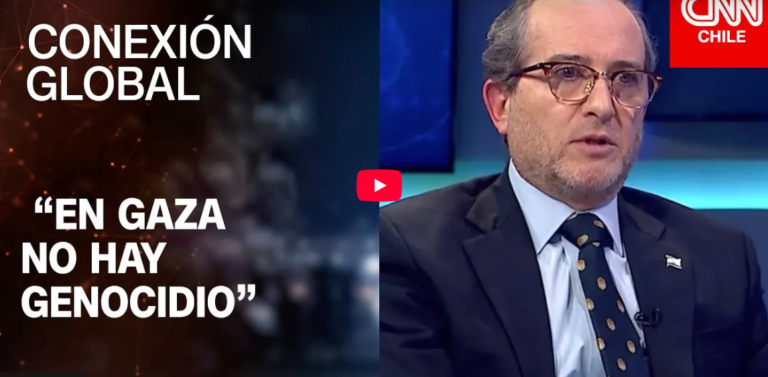 Embajador de Israel en Chile habla sobre Gaza y su relación con el Gobierno