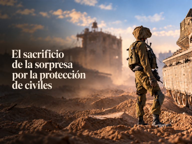 El sacrificio de la sorpresa por la protección de civiles: las medidas de mitigación israelíes en la guerra contra Hamás en Gaza